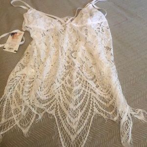 Lacey white lingerie